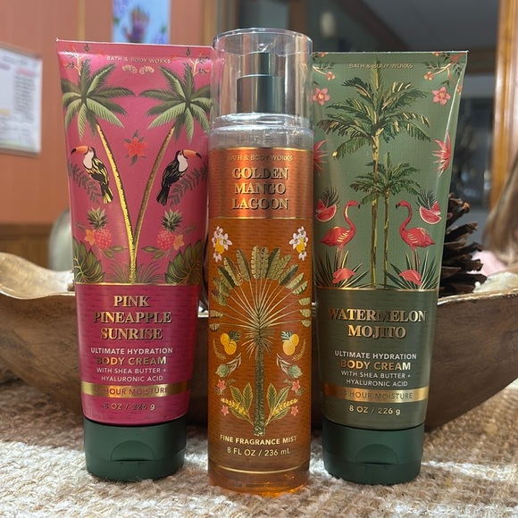 Bath & Body Works Lotions and Spray Watermelon Mojito, Pink Pineapple Sunrise - Picture 2 of 3